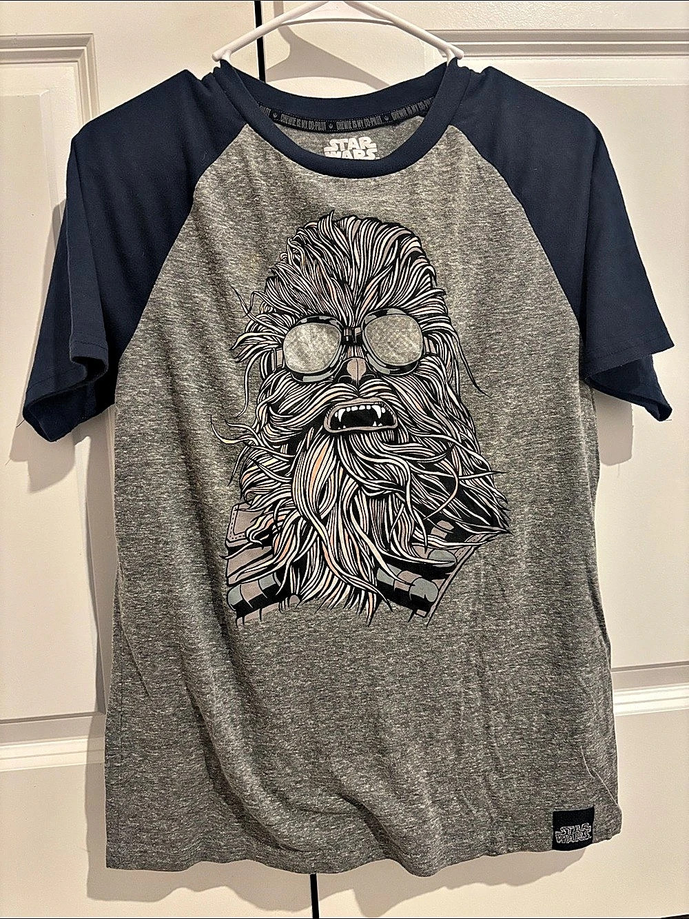 Star Wars Chewie Is My Co-Pilot Raglan T-Shirt